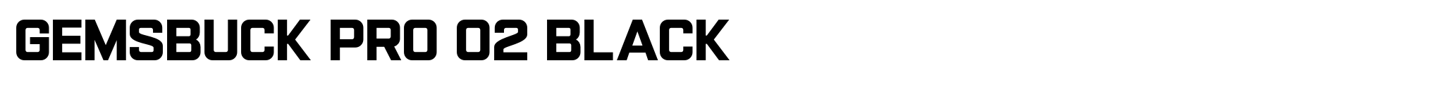 Gemsbuck Pro 02 Black image